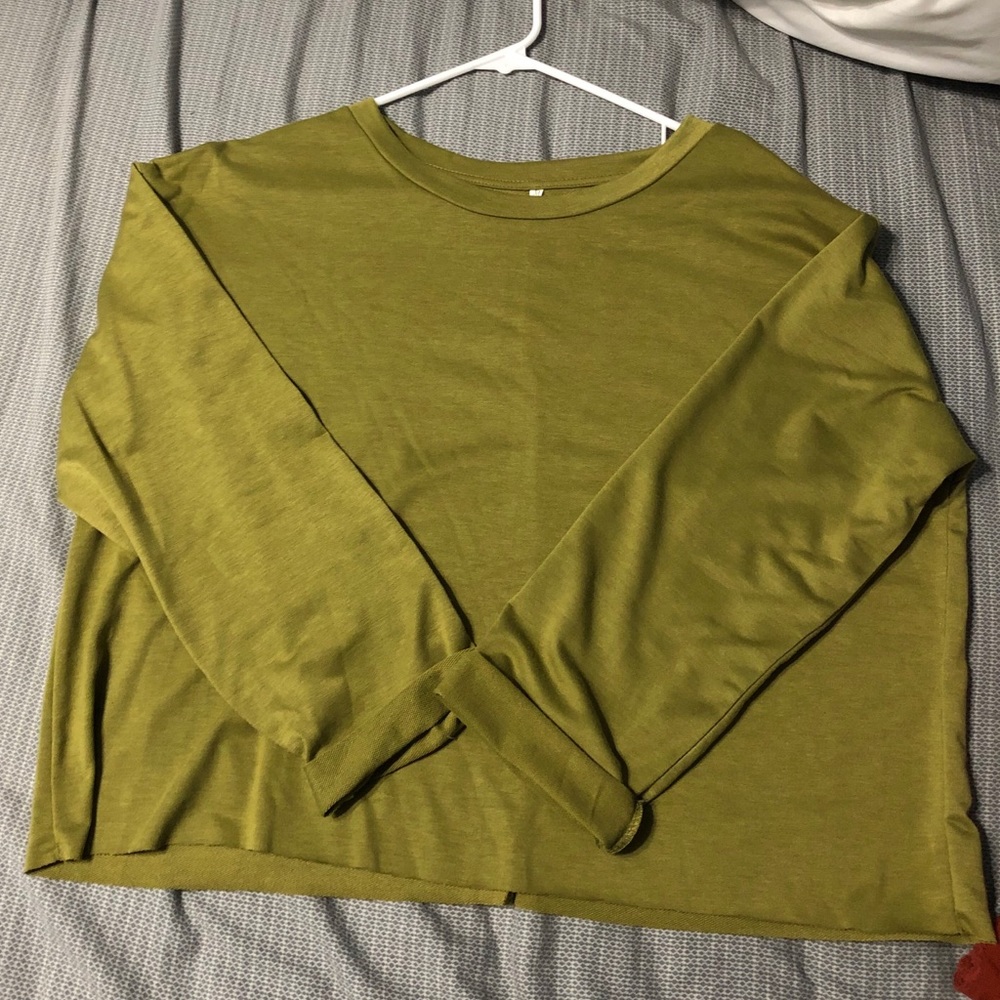 Oversized long sleeve shirt